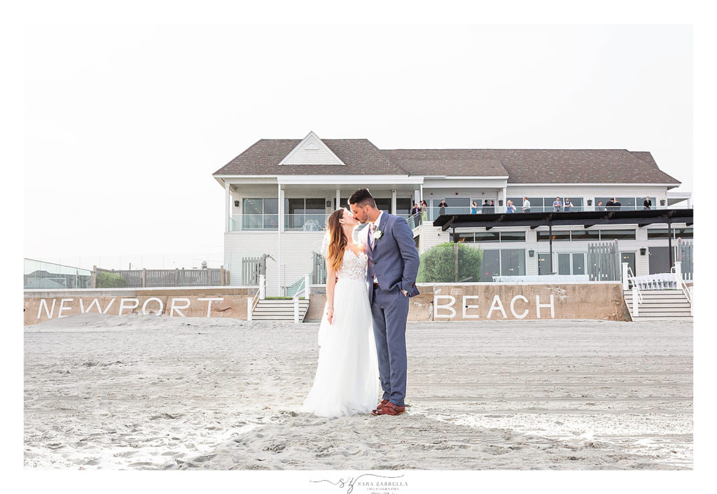 beach wedding portraits by wedding photographer Sara Zarella Photography