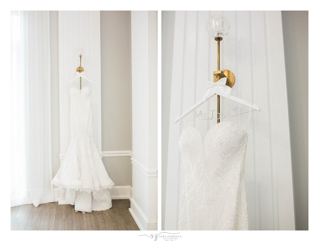 Tony Ward wedding gown photographed by RI wedding photographer Sara Zarrella Photography