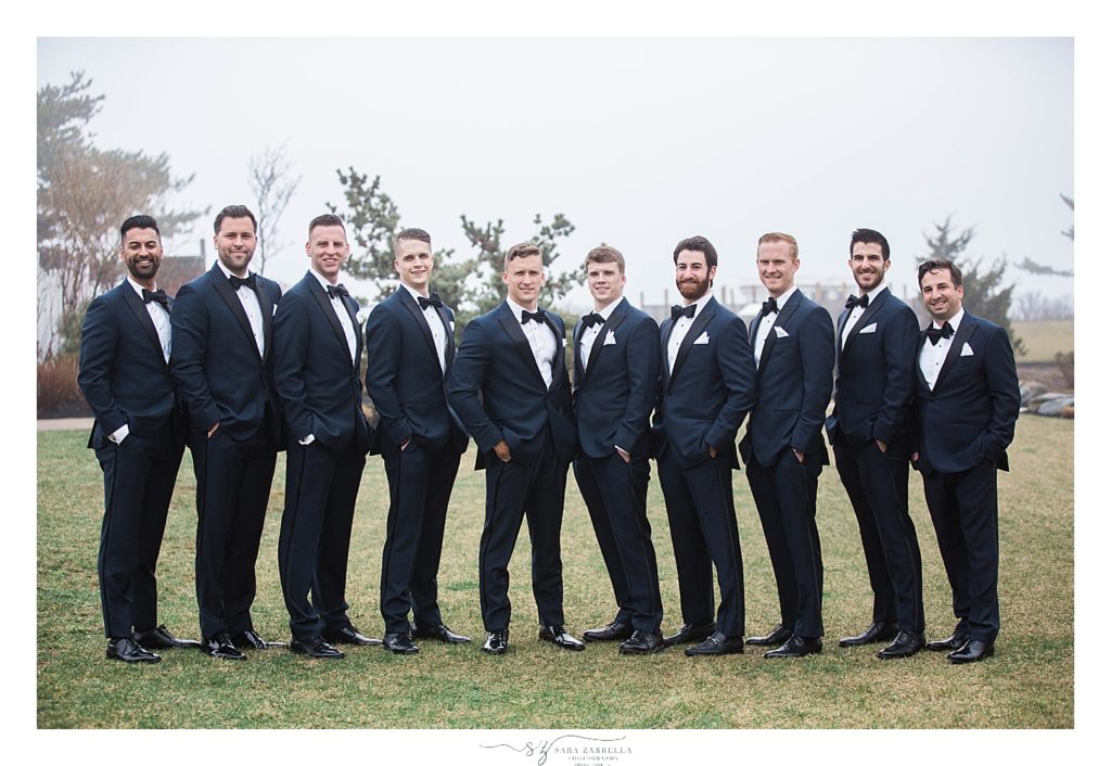 groomsmen photographed by Sara Zarrella Photography
