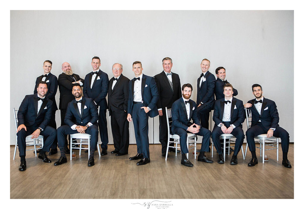 Rhode Island groomsmen photographed by Sara Zarrella Photography