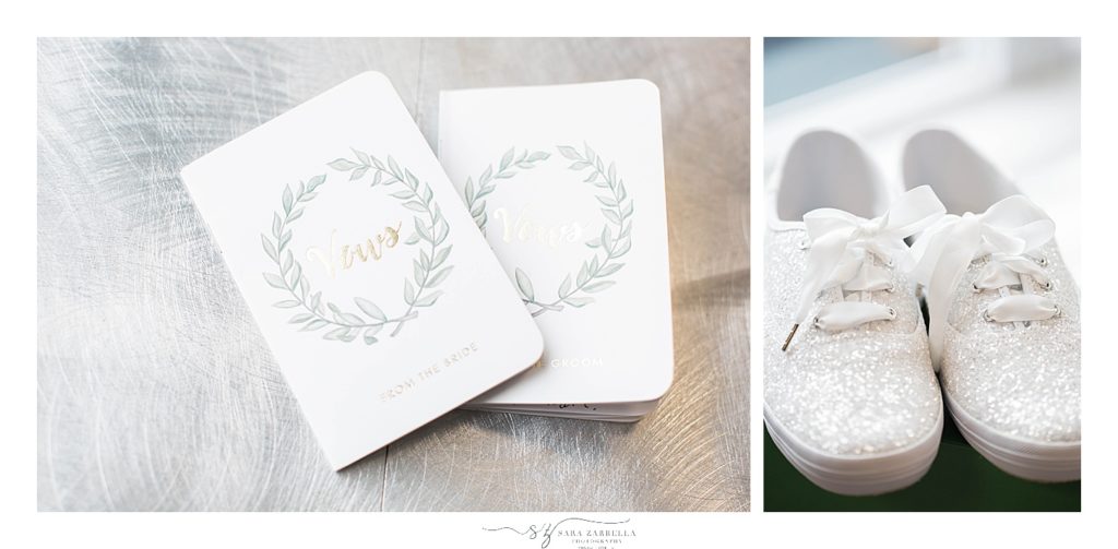 Bride's details for Rhode Island classic wedding day photographed by Sara Zarrella Photography