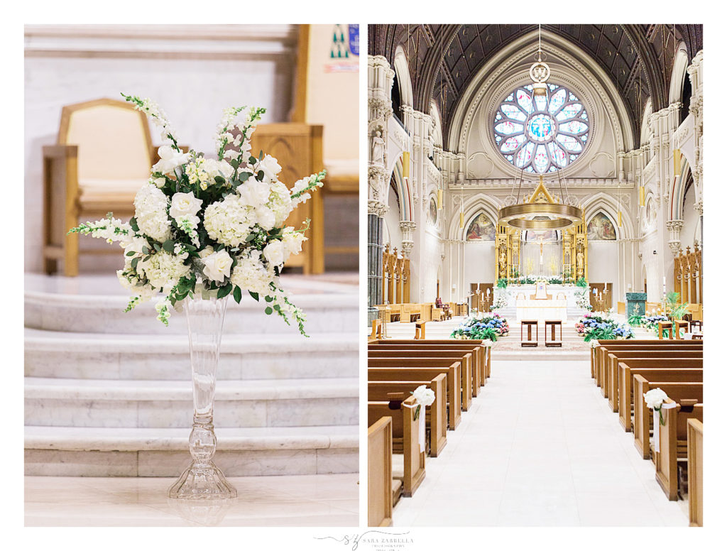The Cathedral of Saints Peter and Paul wedding day photographed by RI wedding photographer Sara Zarrella Photography