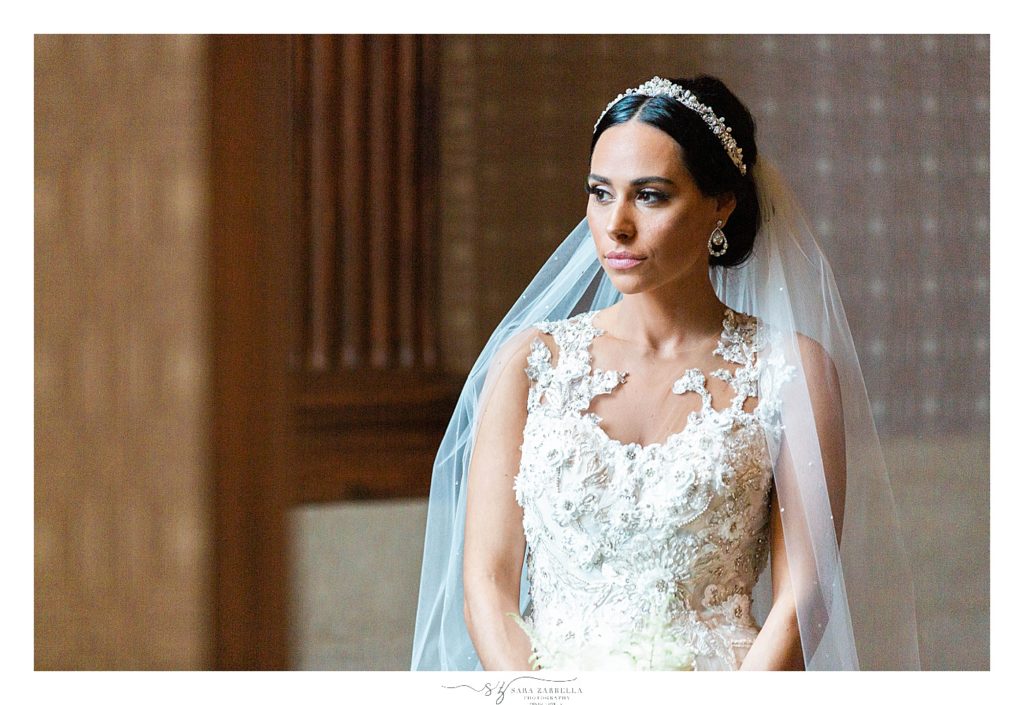 Sara Zarrella Photography photographs bridal portrait in Providence RI