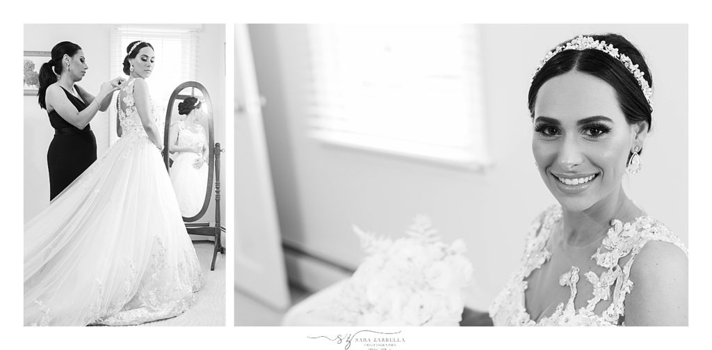 Sara Zarrella Photography captures dramatic bridal portrait photographed by Sara Zarrella Photography