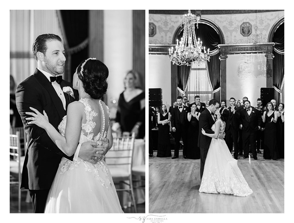 Rhode Island wedding reception dances photographed by Sara Zarrella Photography