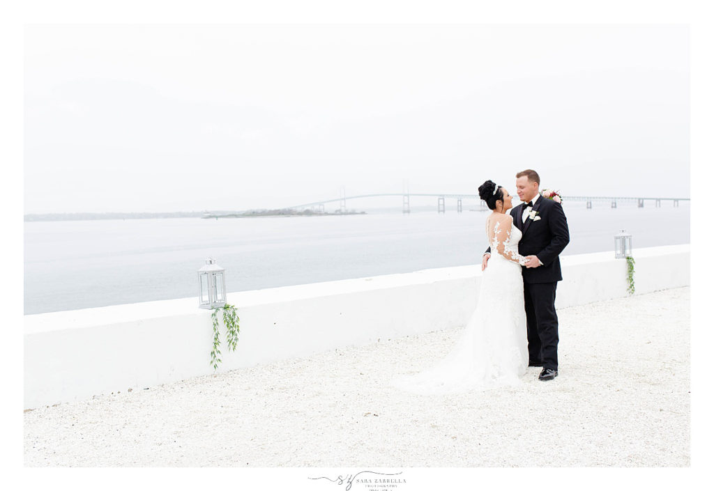 beach wedding portraits by wedding photographer Sara Zarrella Photography