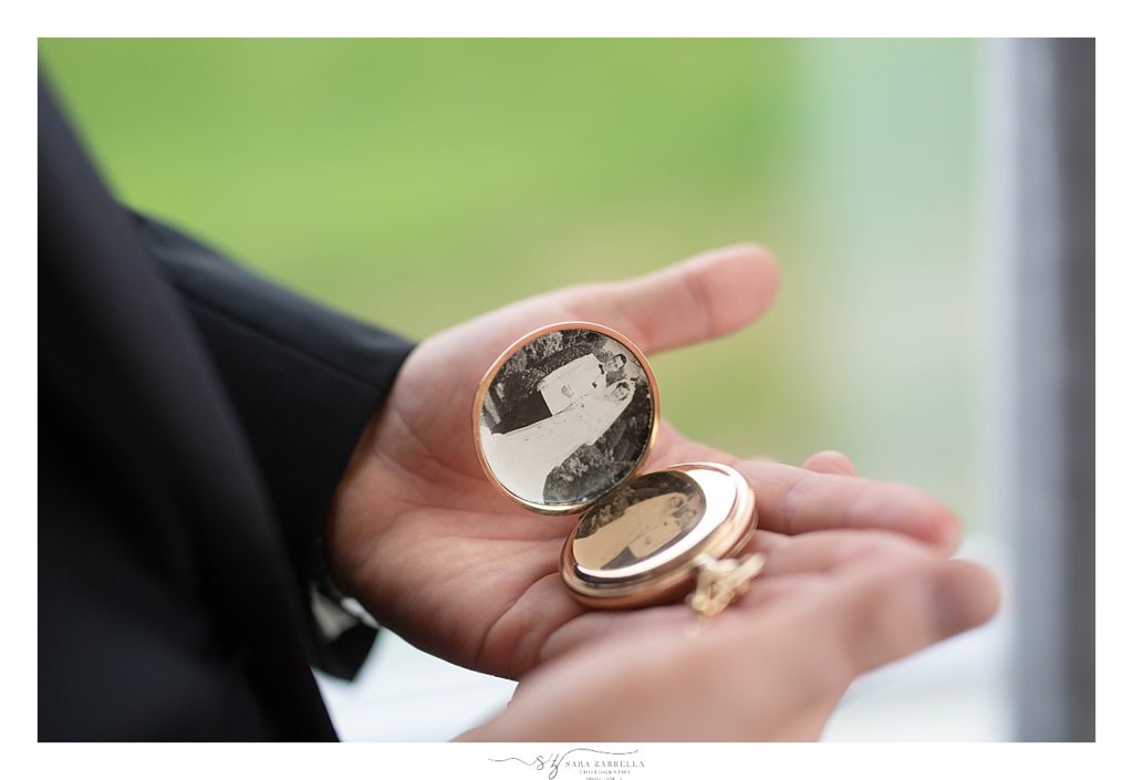 groom's watch before wedding day photographed by wedding photographer Sara Zarrella Photography