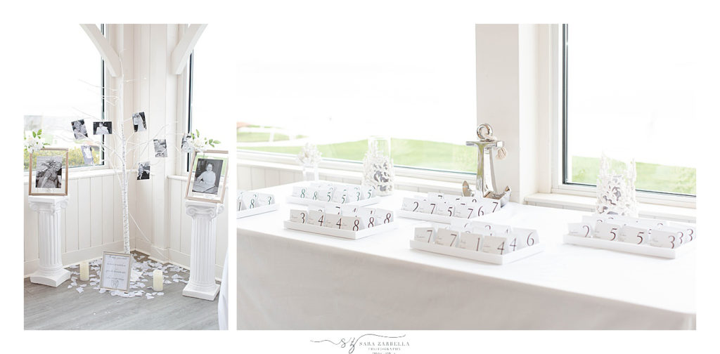 wedding details for reception at Island House with wedding photographer Sara Zarrella Photography