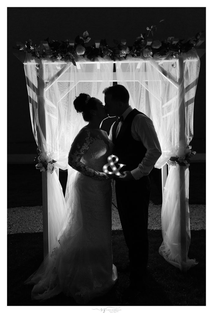 black and white wedding portrait by wedding photographer Sara Zarrella Photography
