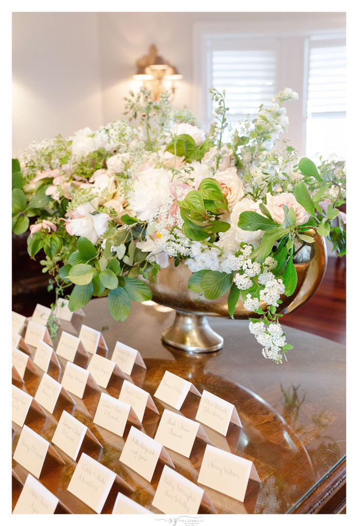 gorgeous reception escort cards photographed by Sara Zarrella Photography