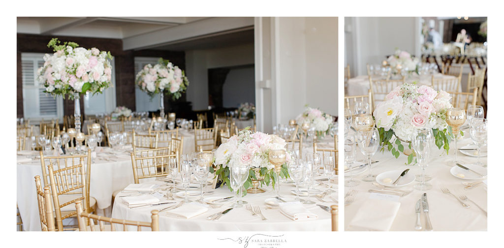wedding reception details photographed by Sara Zarrella Photography