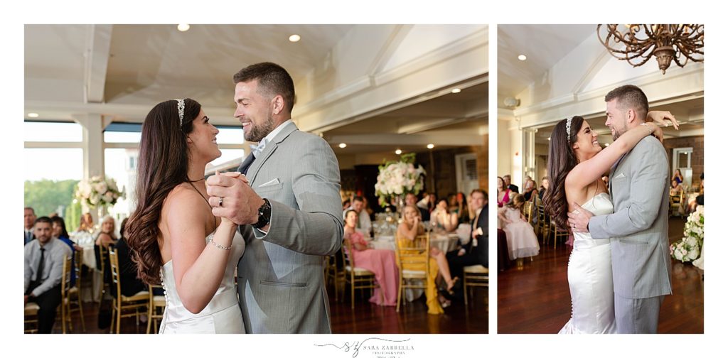 bride and groom dance photographed by Sara Zarrella Photography