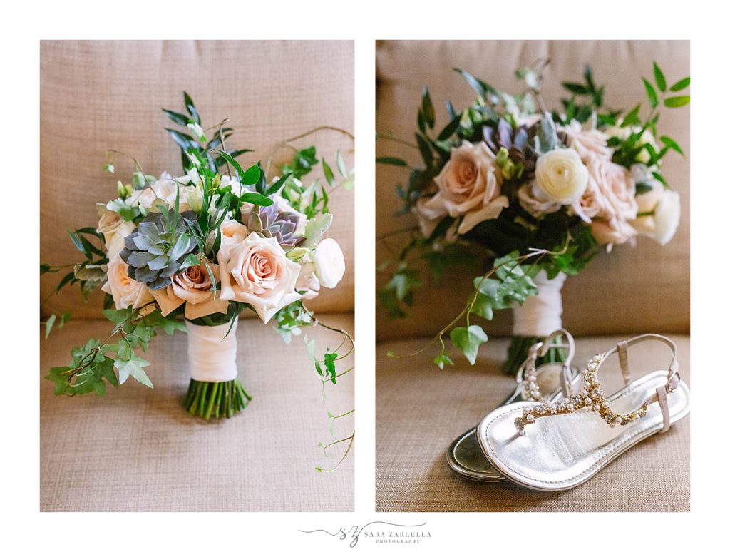 wedding florals by Golden Gate Studios photographed by RI wedding photographer Sara Zarrella Photography