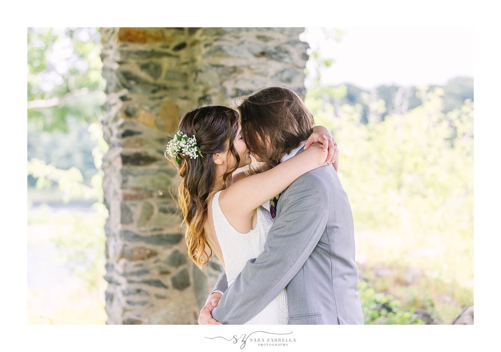romantic first look photographed by Sara Zarrella Photography