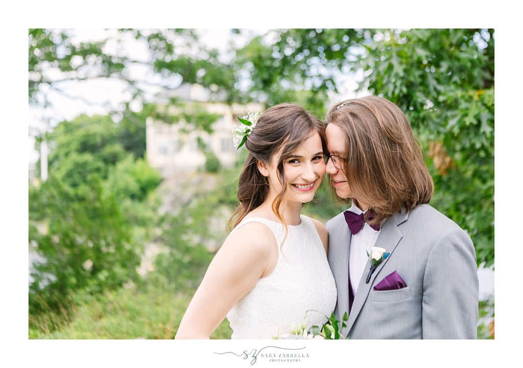 Sara Zarrella Photography photographs Romantic Squantum Association wedding