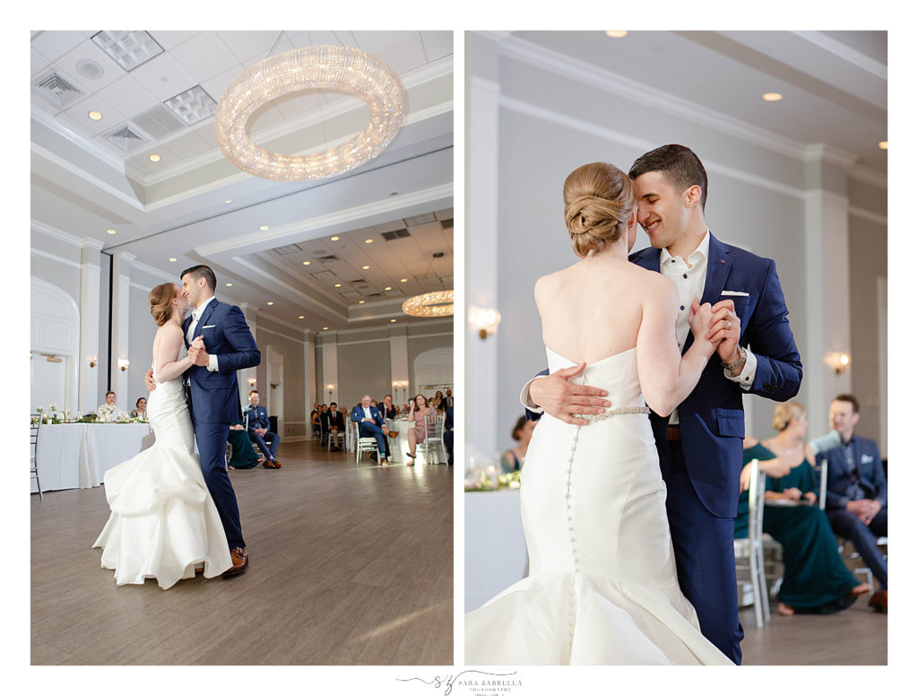 Gurney's wedding reception dancing with Sara Zarrella Photography
