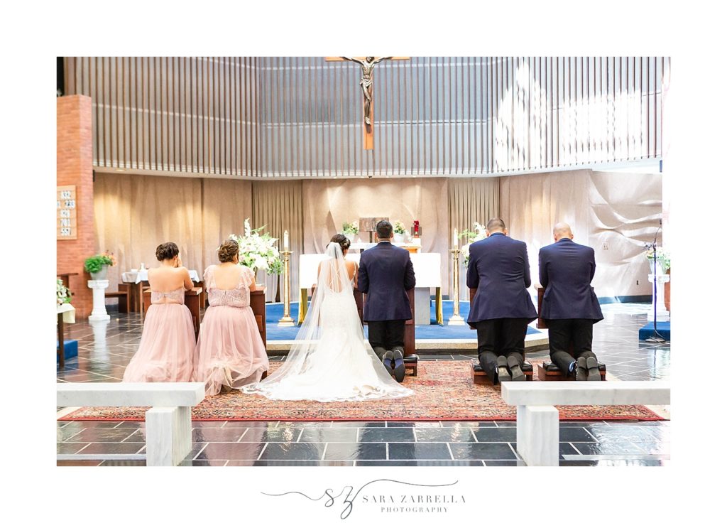 church wedding ceremony photographed by Sara Zarrella Photography