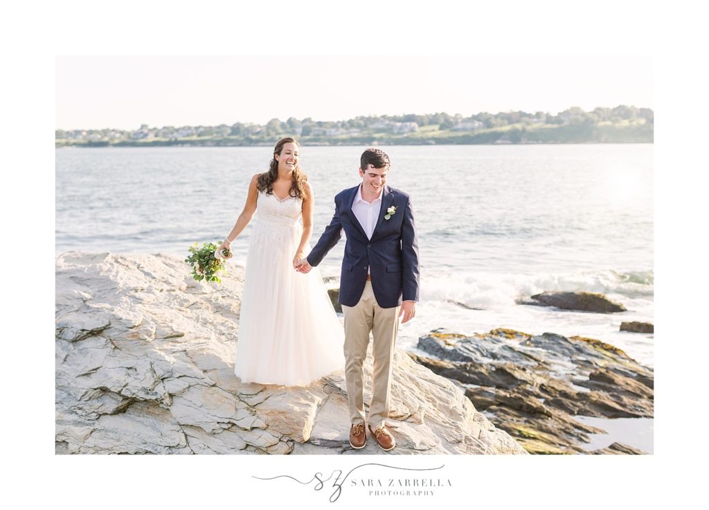 Sara Zarrella Photography photographs oceanfront wedding day