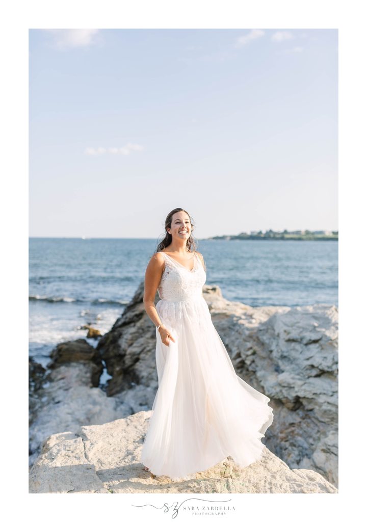 bridal portraits with RI wedding photographer Sara Zarrella Photography