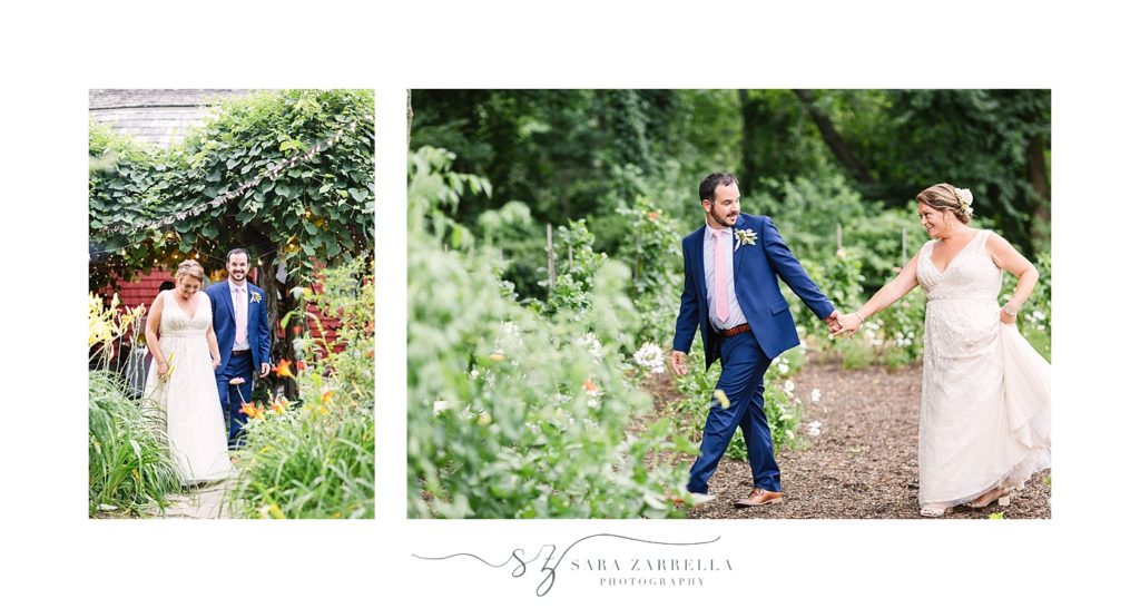 Sara Zarrella Photography photographs backyard wedding day