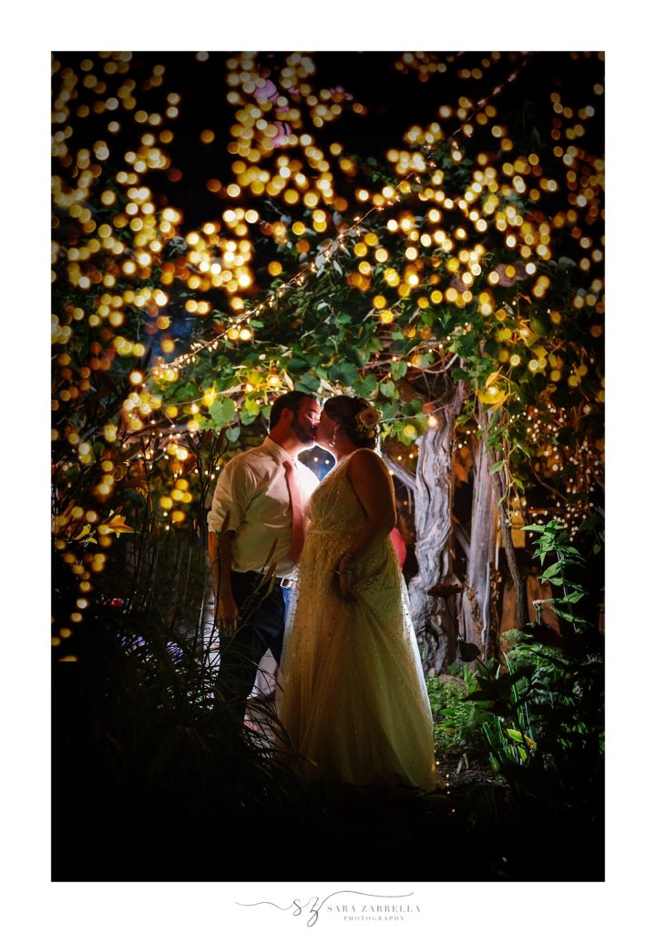 nighttime wedding portraits by Sara Zarrella Photography