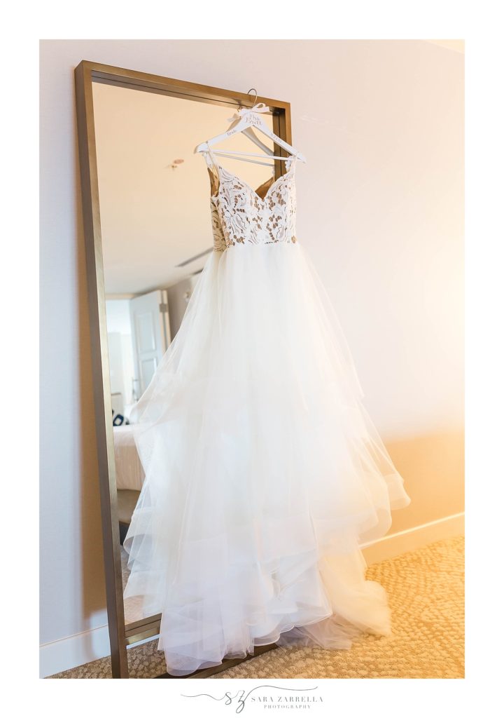 wedding dress by Hayley Paige photographed by Sara Zarrella Photography