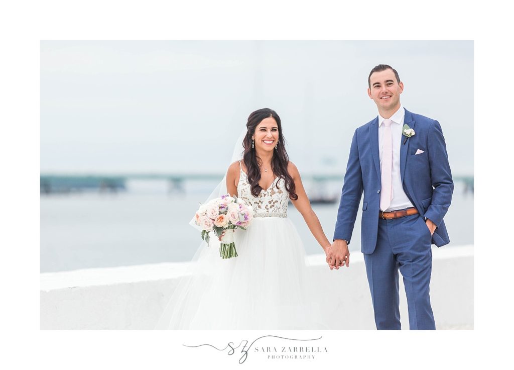 wedding portraits at Belle Mer with Sara Zarrella Photography