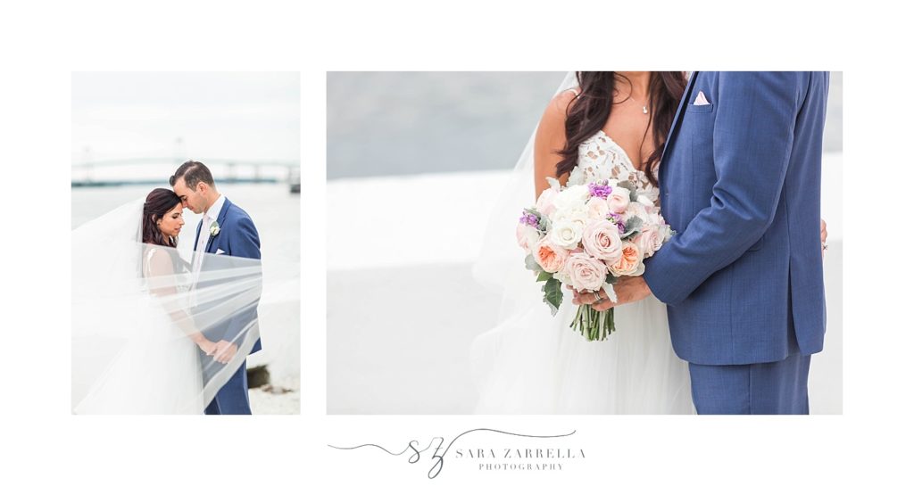 wedding day photos at Belle Mer with Sara Zarrella Photography
