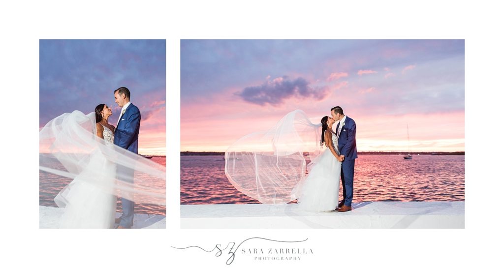 sunset wedding photos by Sara Zarrella Photography