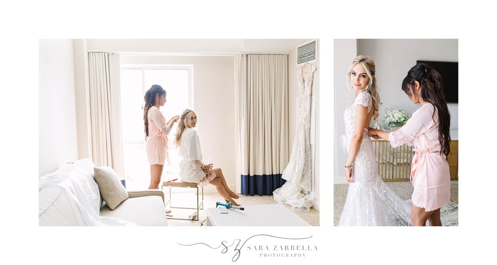 Sara Zarrella Photography photographs bridal preparations