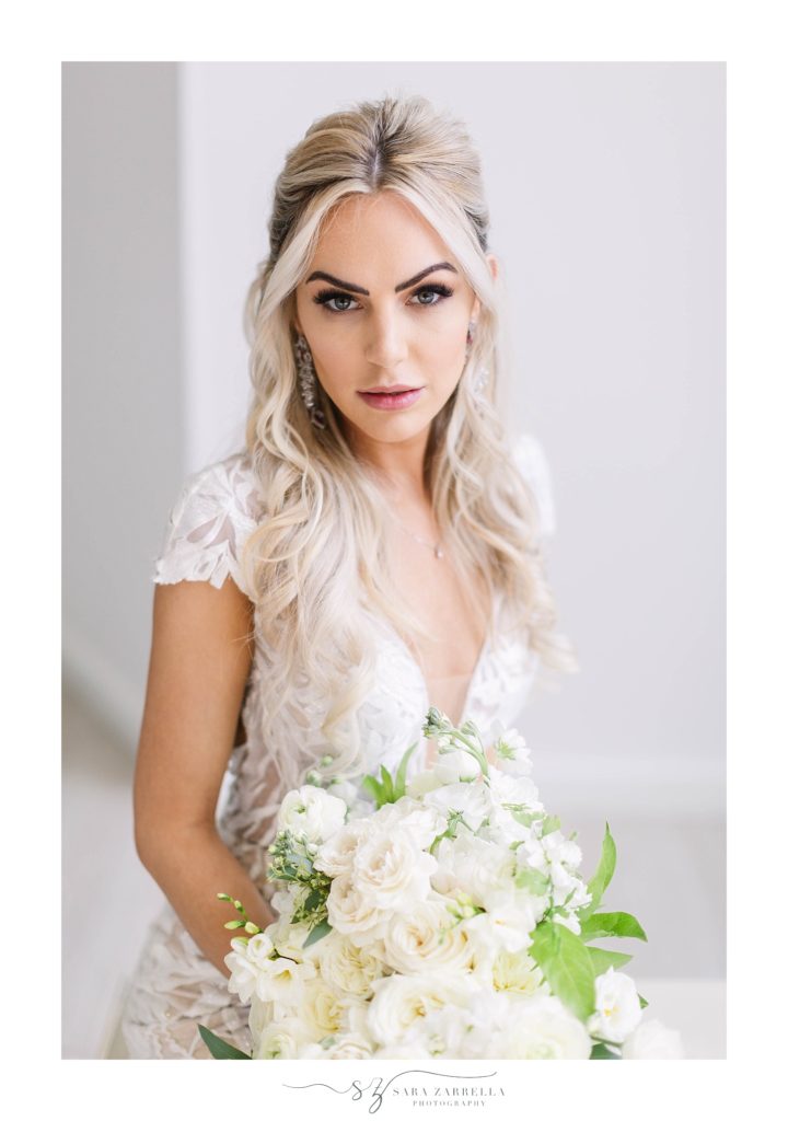classy bridal portrait by Sara Zarrella Photography