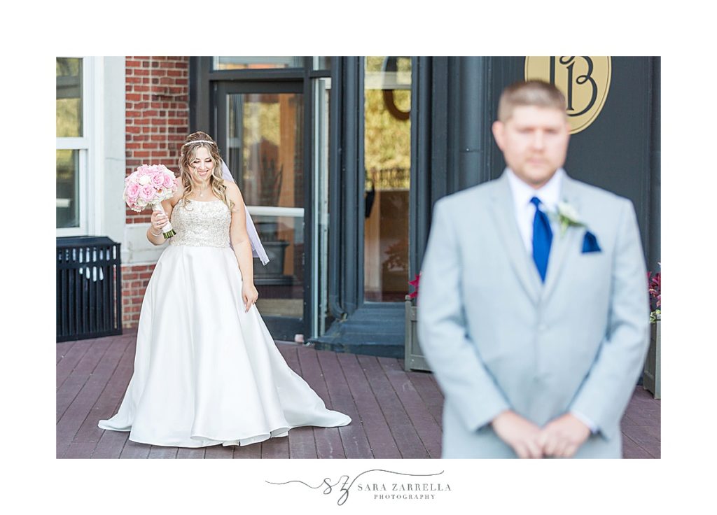 first look at the Rooftop at Providence G with Sara Zarrella Photography