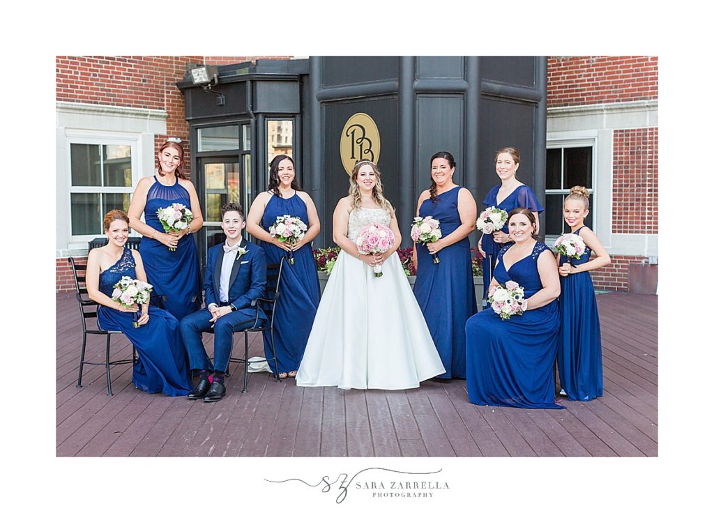 Sara Zarrella Photography photographs bridesmaids in Providence RI