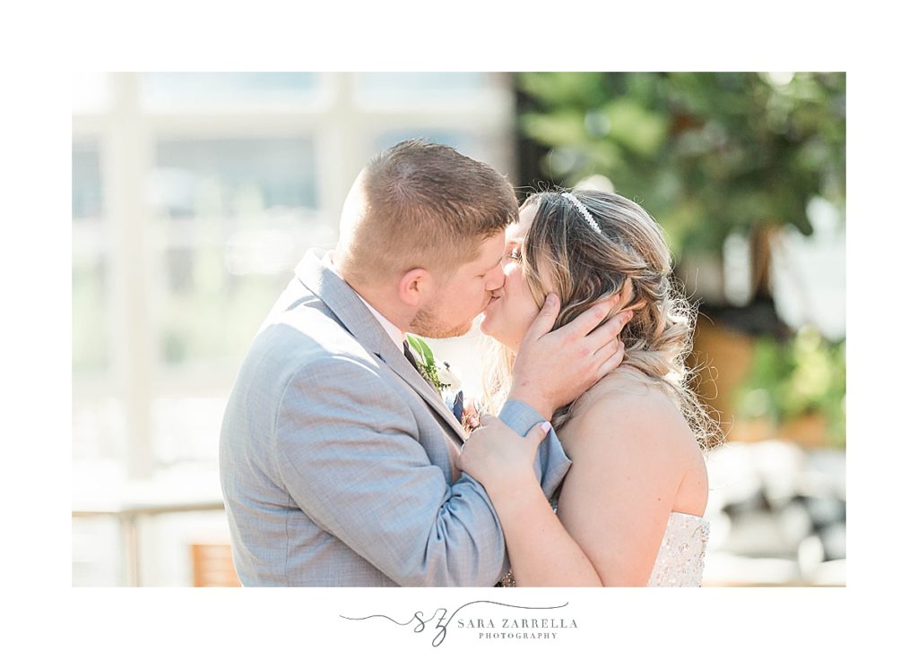 rooftop wedding portraits in Providence by Sara Zarrella Photography