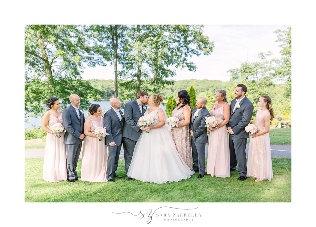 Rhode Island bridal party portraits by Sara Zarrella Photography