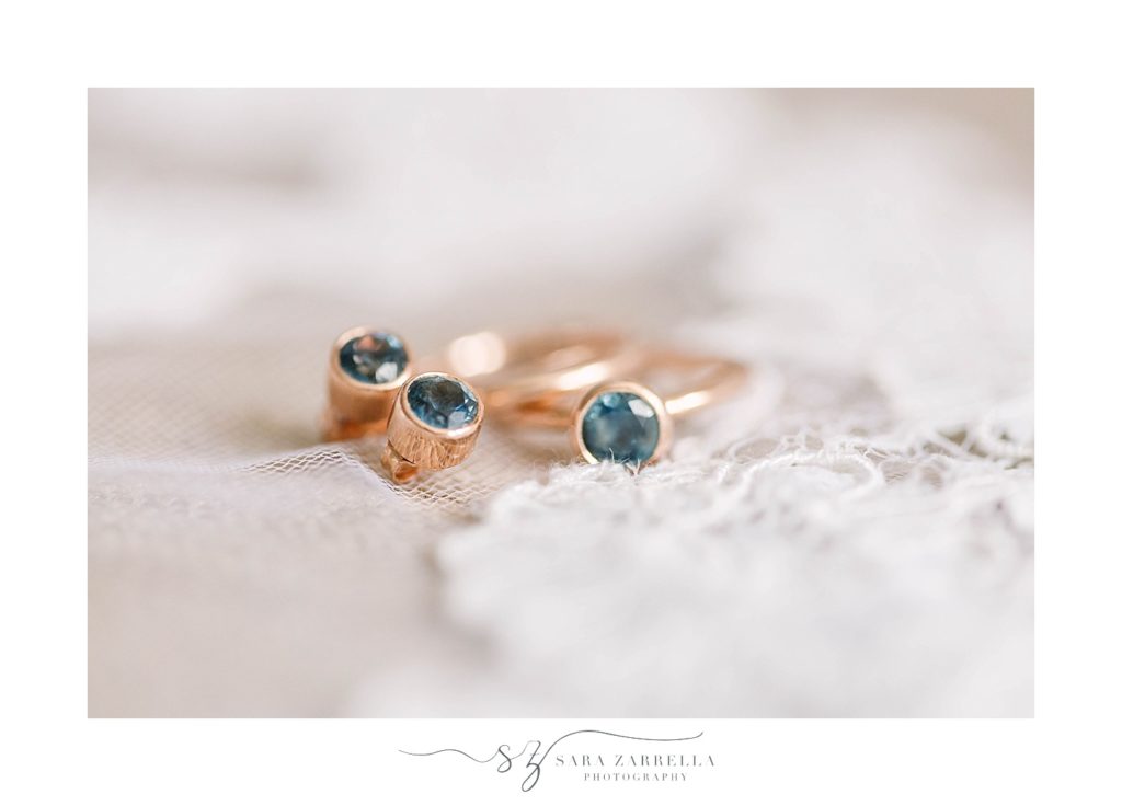 wedding jewelry photographed by Sara Zarrella Photography