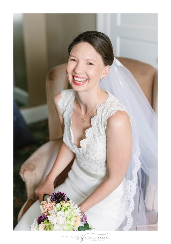 classic bridal portrait with Sara Zarrella Photography