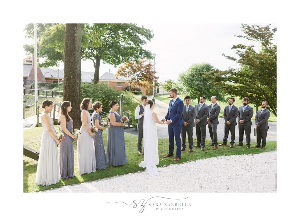 Squantum Association wedding photographed by Sara Zarrella Photography