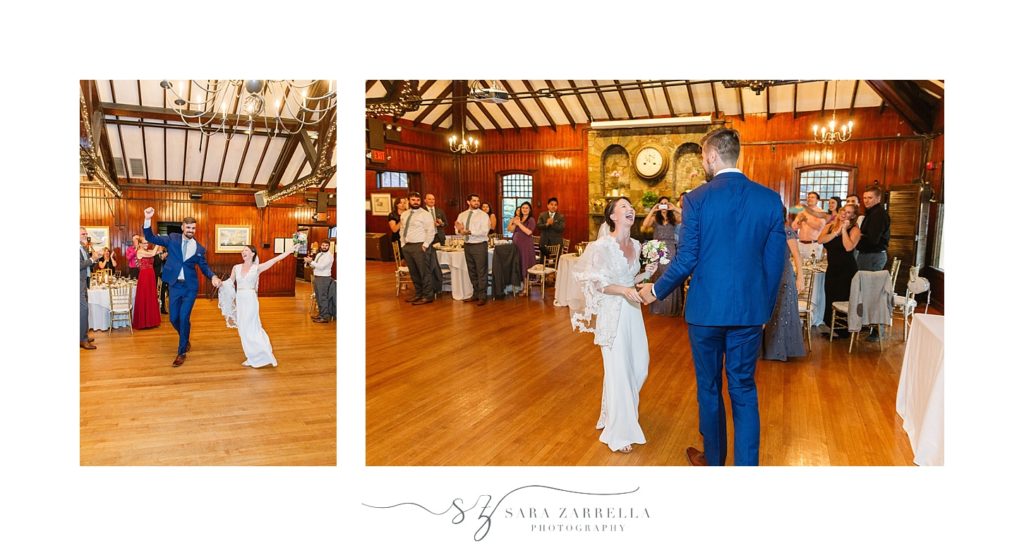 first dance at Squantum Association photographed by Sara Zarrella Photography