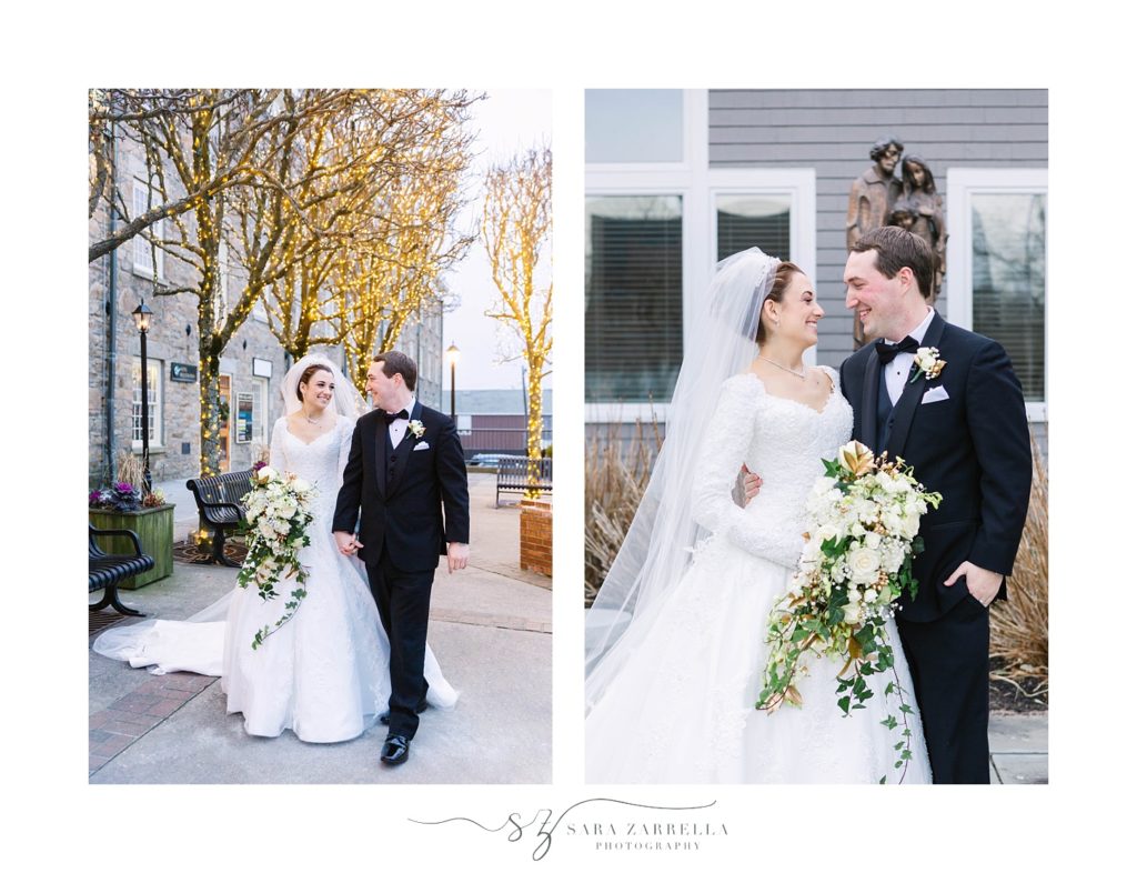 Rhode Island wedding portraits photographed by Sara Zarrella Photography