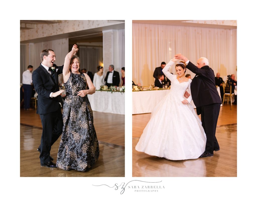 parent dances at Atlantic Resort at the Newport Wyndham wedding photographed by Sara Zarrella Photography