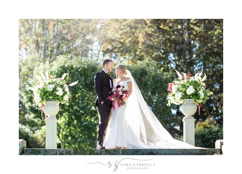 Glen Manor House garden wedding portraits by Sara Zarrella Photography