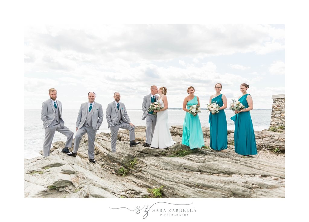 waterfront wedding portraits by Sara Zarrella Photography