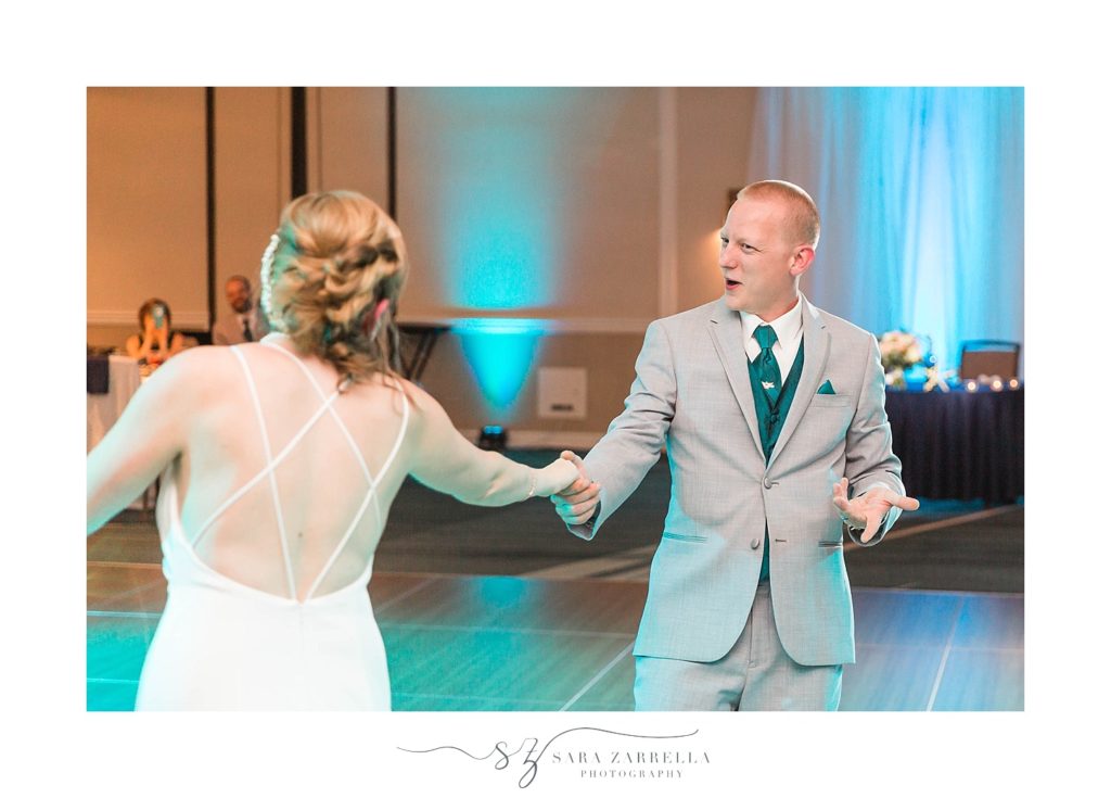 Newport Marriott wedding dances photographed by Sara Zarrella Photography