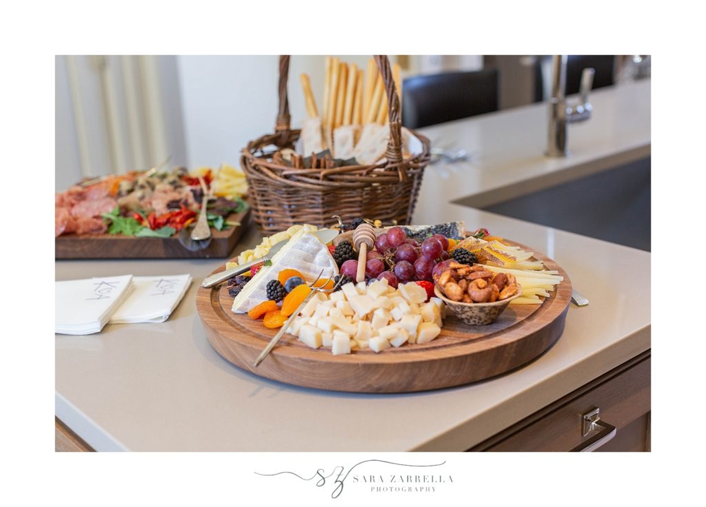 charcuterie platter photographed by Sara Zarrella Photography