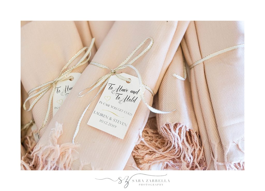 shawls for wedding guests photographed by Sara Zarrella Photography