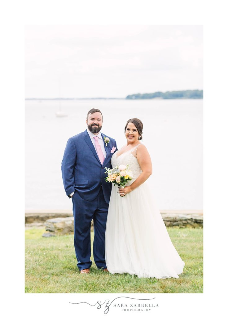 Narragansett Bay wedding day photographed by Sara Zarrella Photography