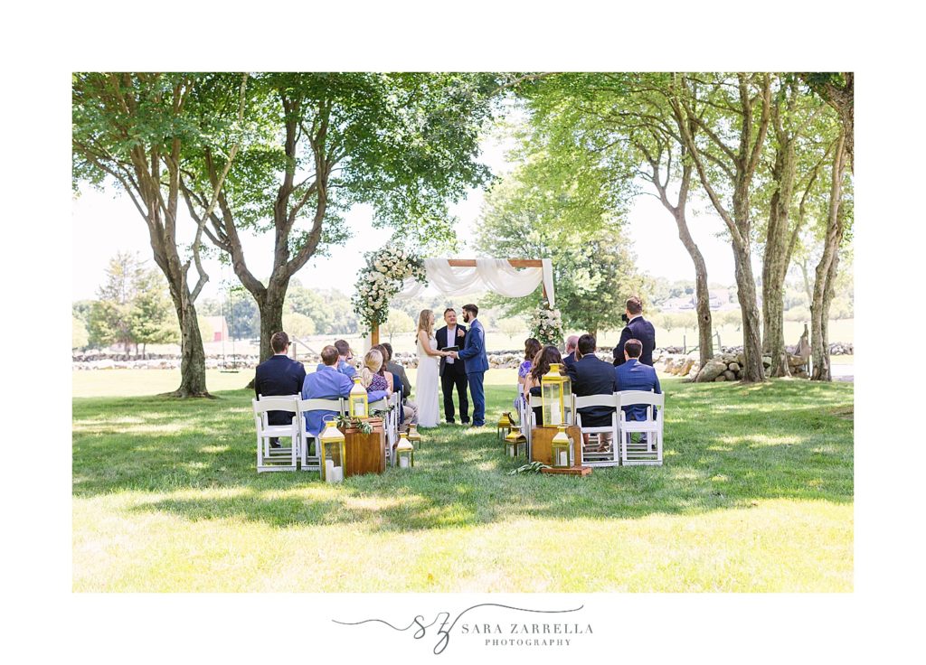 Gerald's Farm minimony wedding day photographed by Sara Zarrella Photography