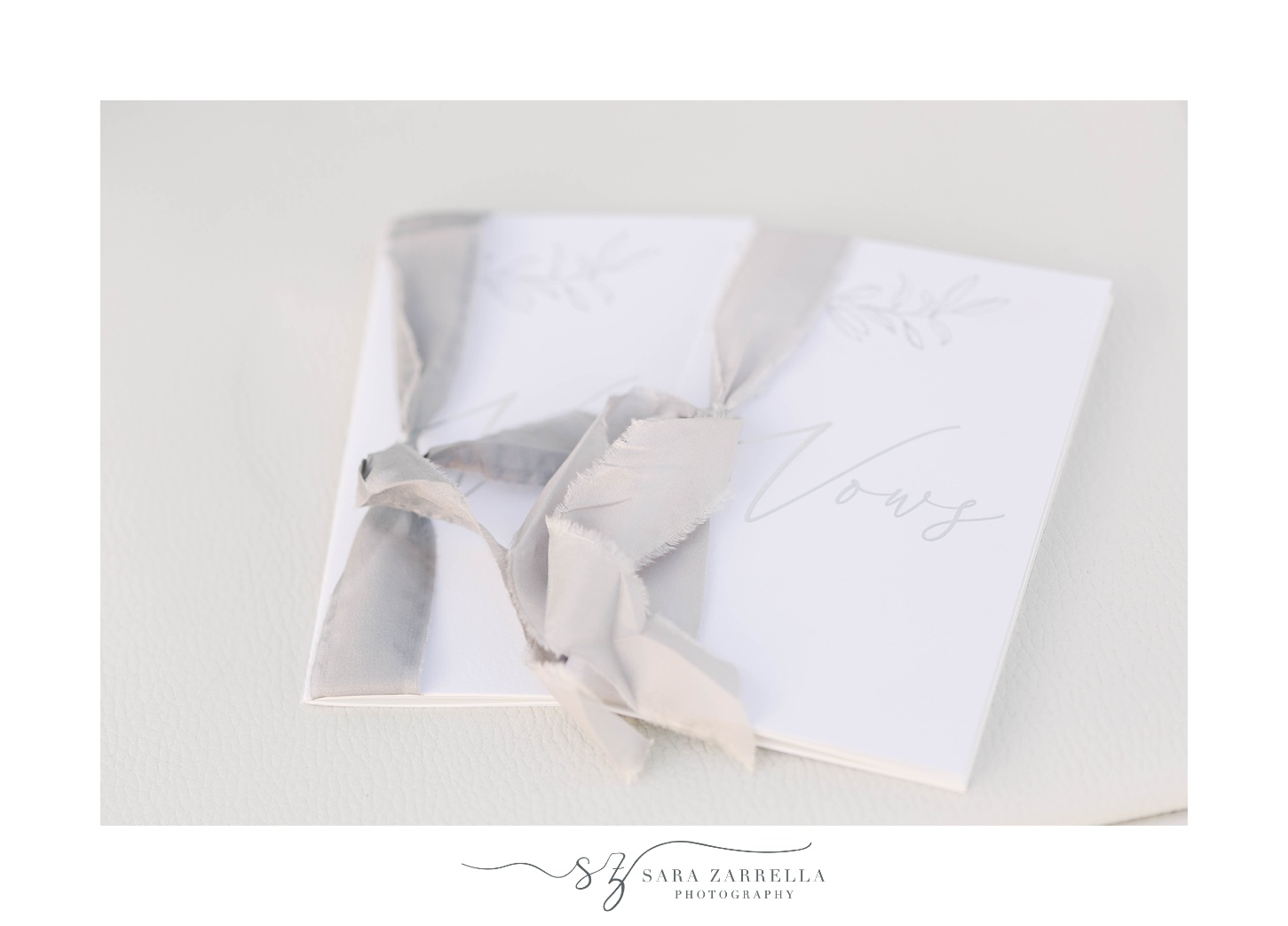 vow booklets for intimate Warwick RI wedding