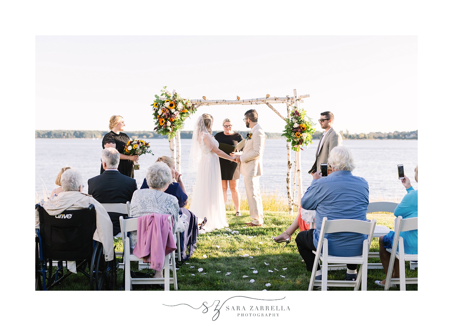 waterfront intimate Warwick RI wedding